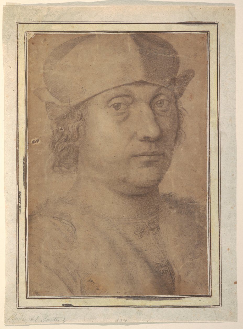 Portret van een man door Francesco Bonsignori