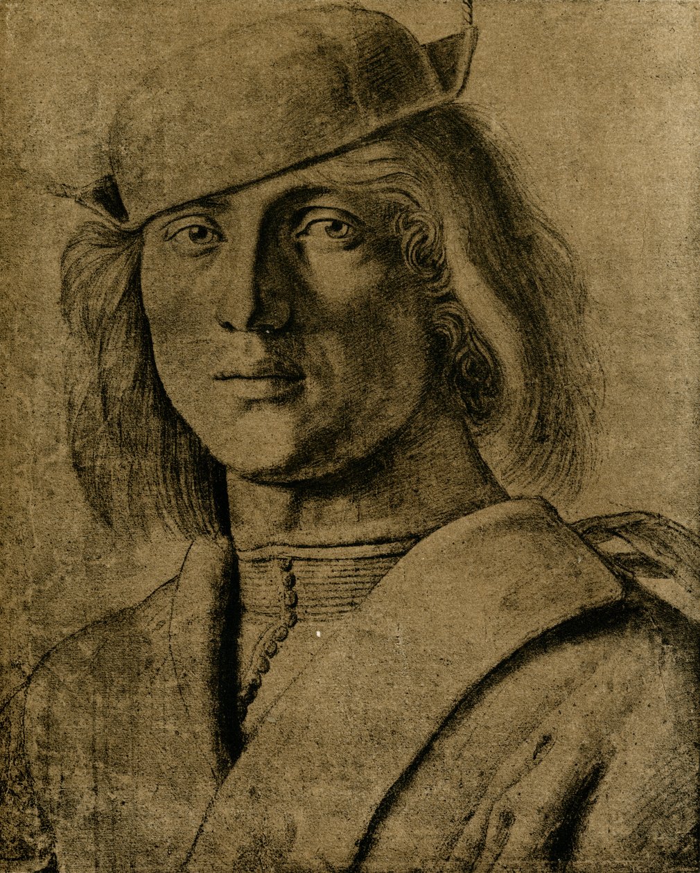 Portret van een jonge man door Francesco Bonsignori