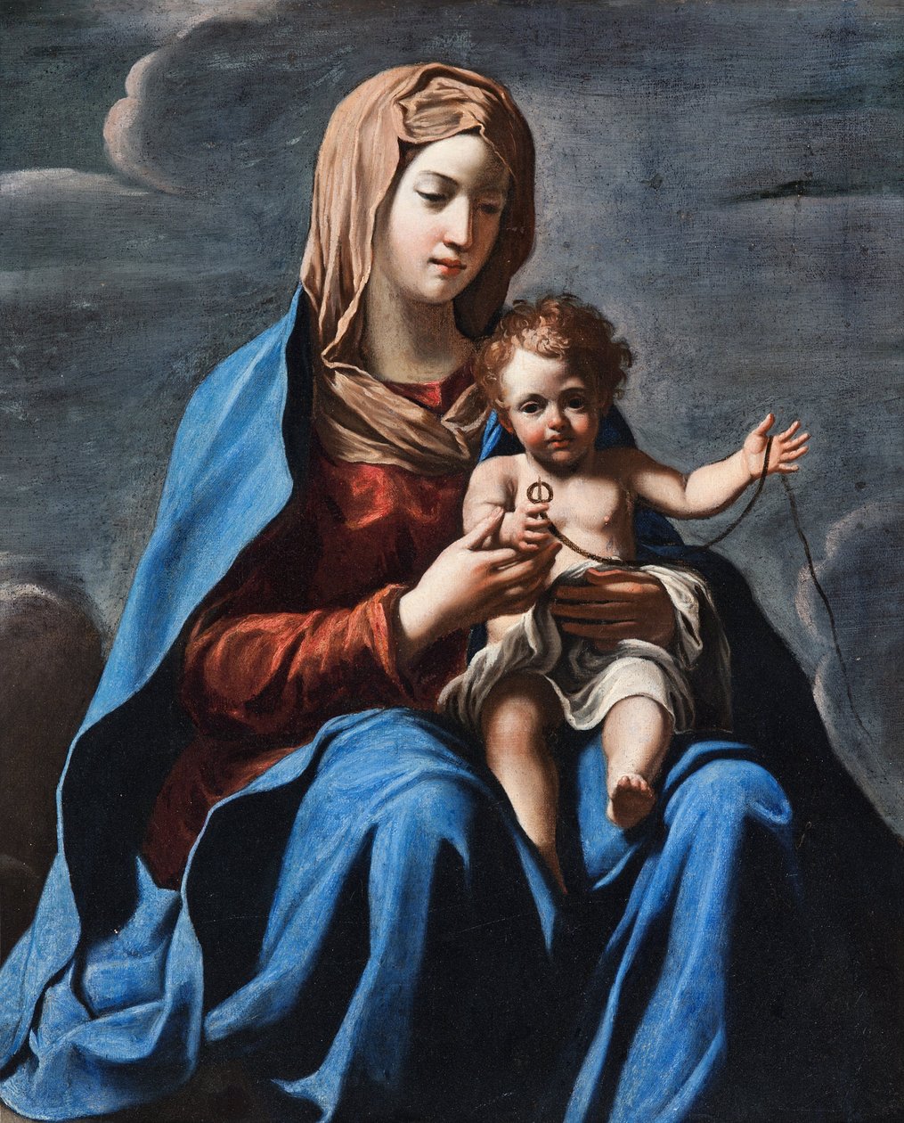 Madonna met kind door Francesco Cozza