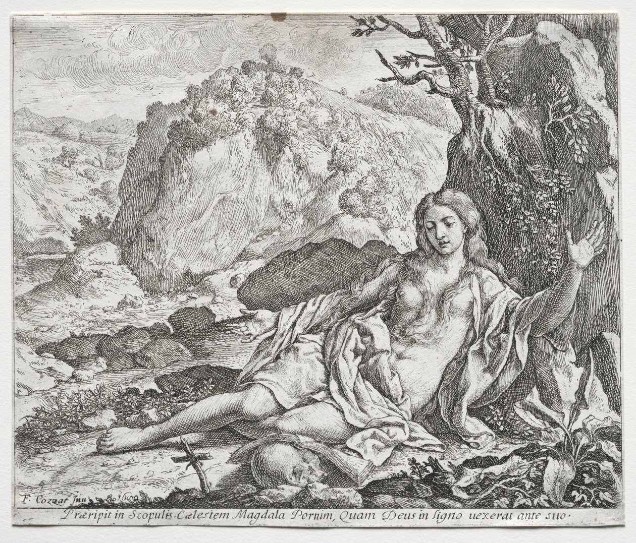De boetvaardige Magdalena, 1650 door Francesco Cozza