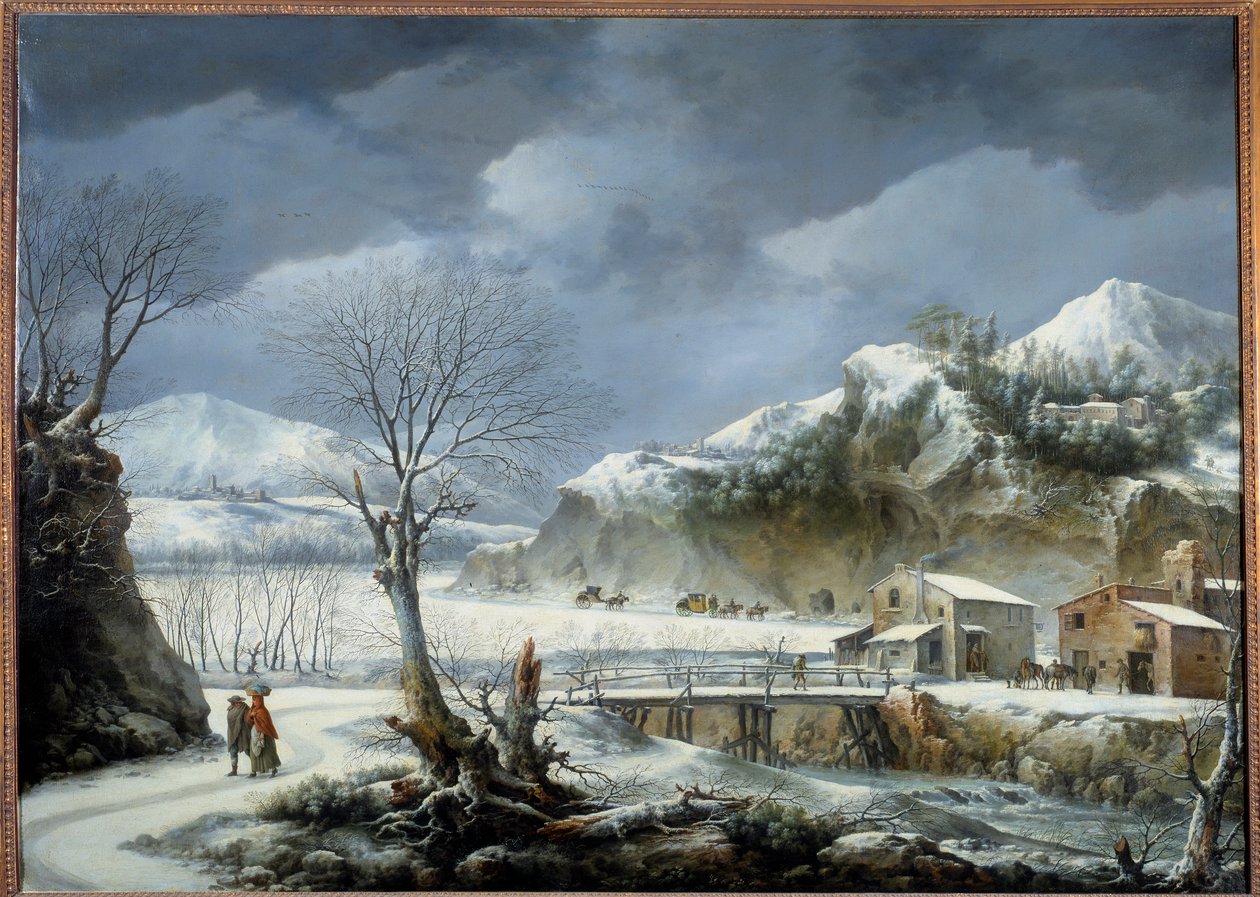 Winterlandschap door Francesco Foschi
