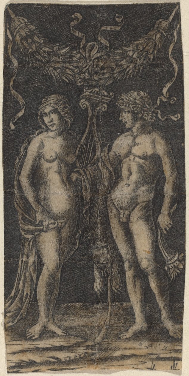 Hercules en Deianira door Francesco Francia or Peregrino da Cesena