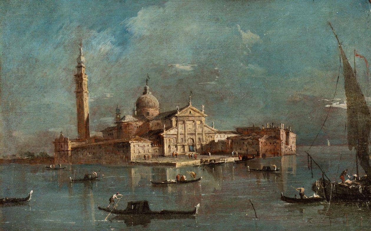 San Giorgio Maggiore door Francesco Guardi