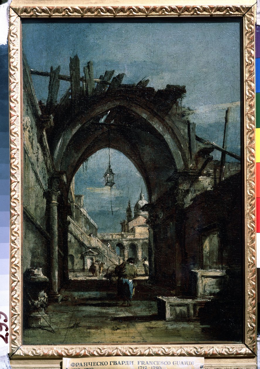 Uitzicht op Venetië door Francesco Guardi