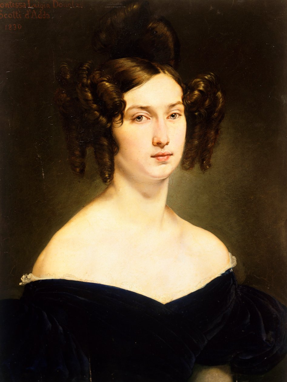 Portret van Gravin Luigia Douglas Scotti d