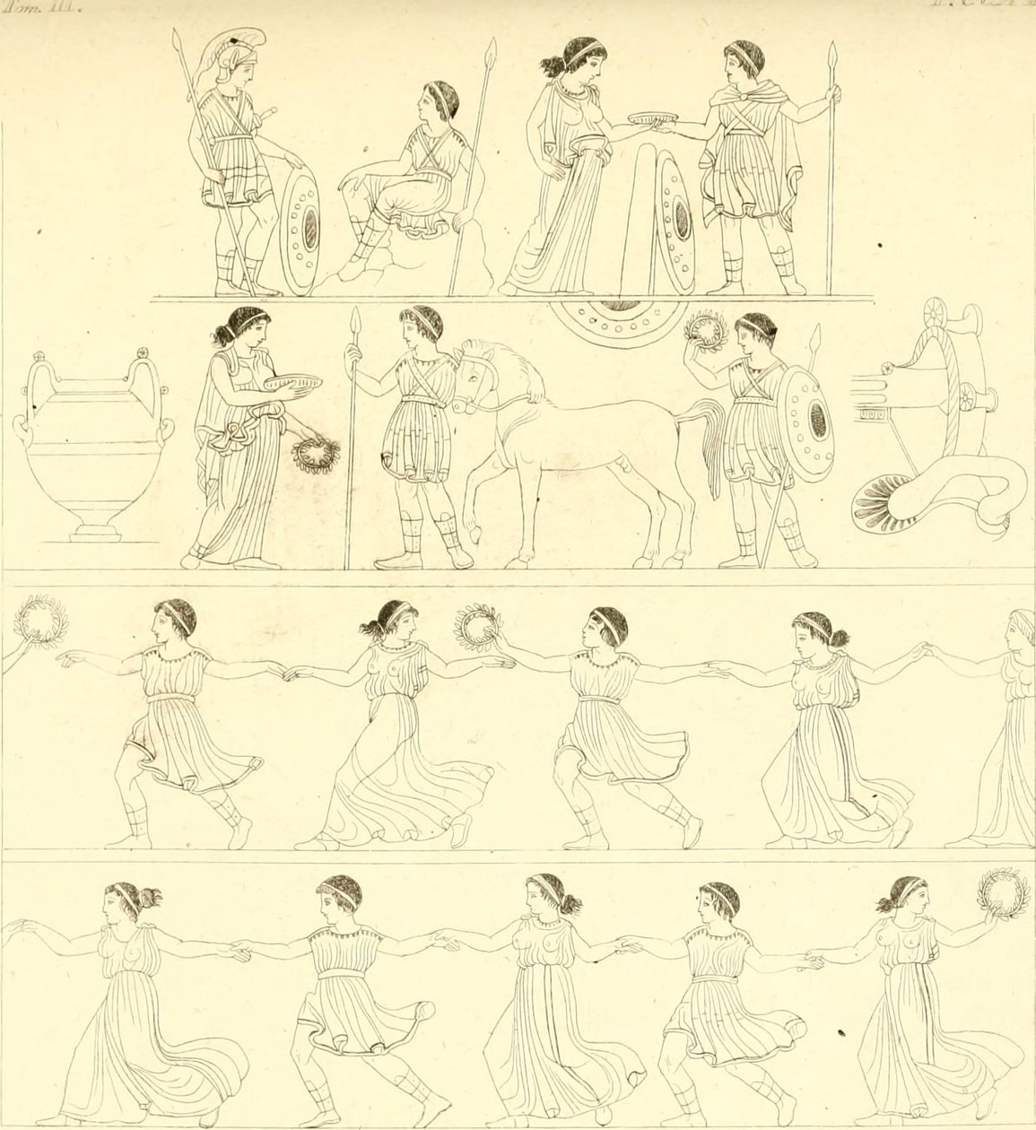 INGHIRAMI(1835) Schilderijen van Fictiele Vazen Vol3 T245 (14761925036) door Francesco Inghirami