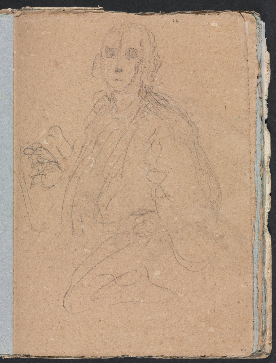 Verona Schetsboek: Heren pagina 55, 1760 door Francesco Lorenzi
