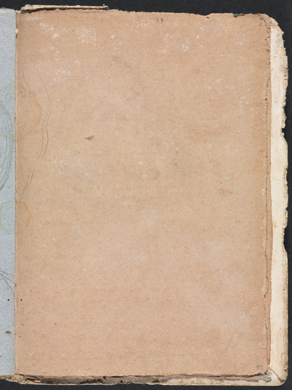 Verona Schetsboek: Onleesbare vorm pagina 97, 1760 door Francesco Lorenzi
