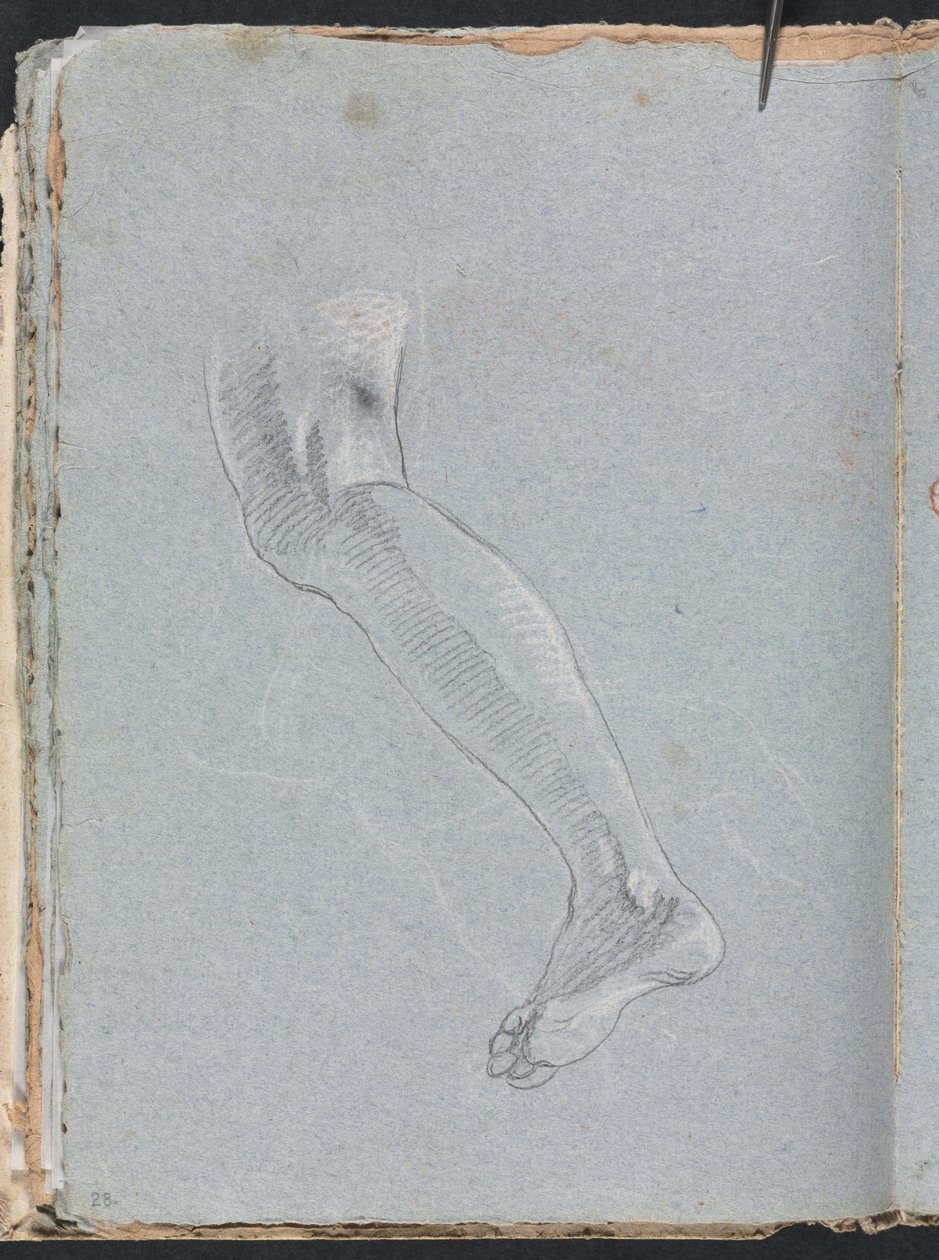 Verona Schetsboek: Linkerbeen pagina 28 door Francesco Lorenzi