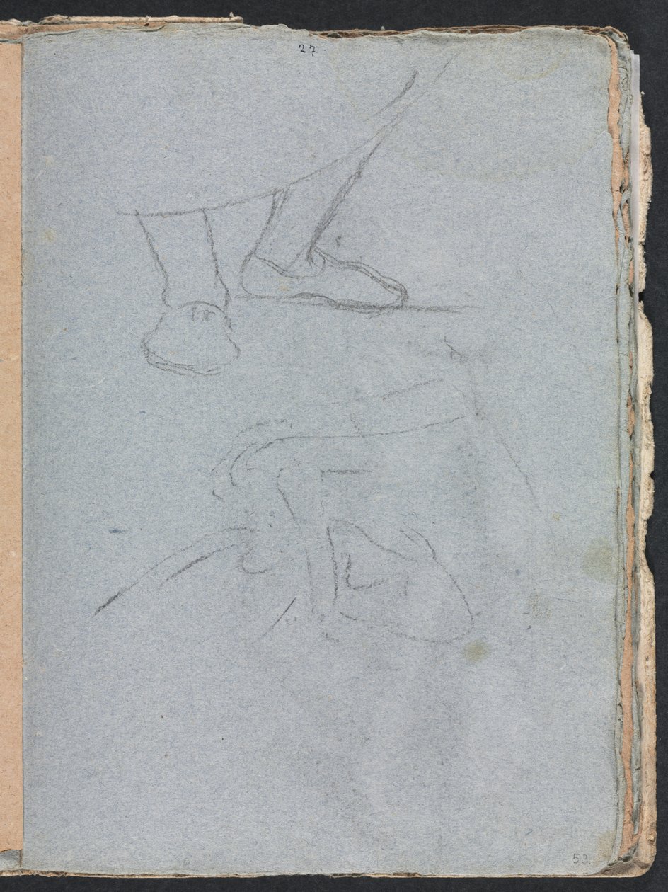 Verona Schetsboek: Studie van Voeten (pagina 53) door Francesco Lorenzi