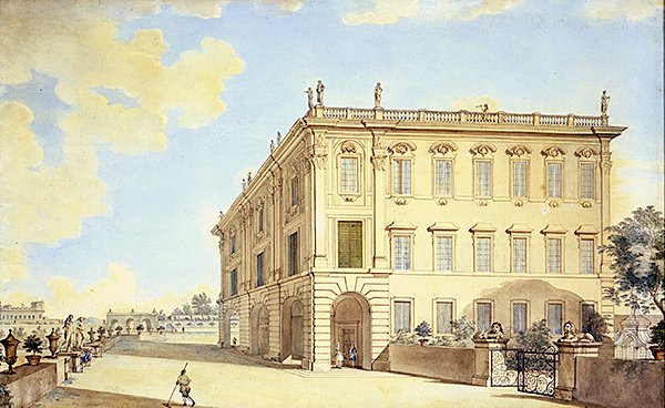 Uitzicht op Rome door Francesco Panini