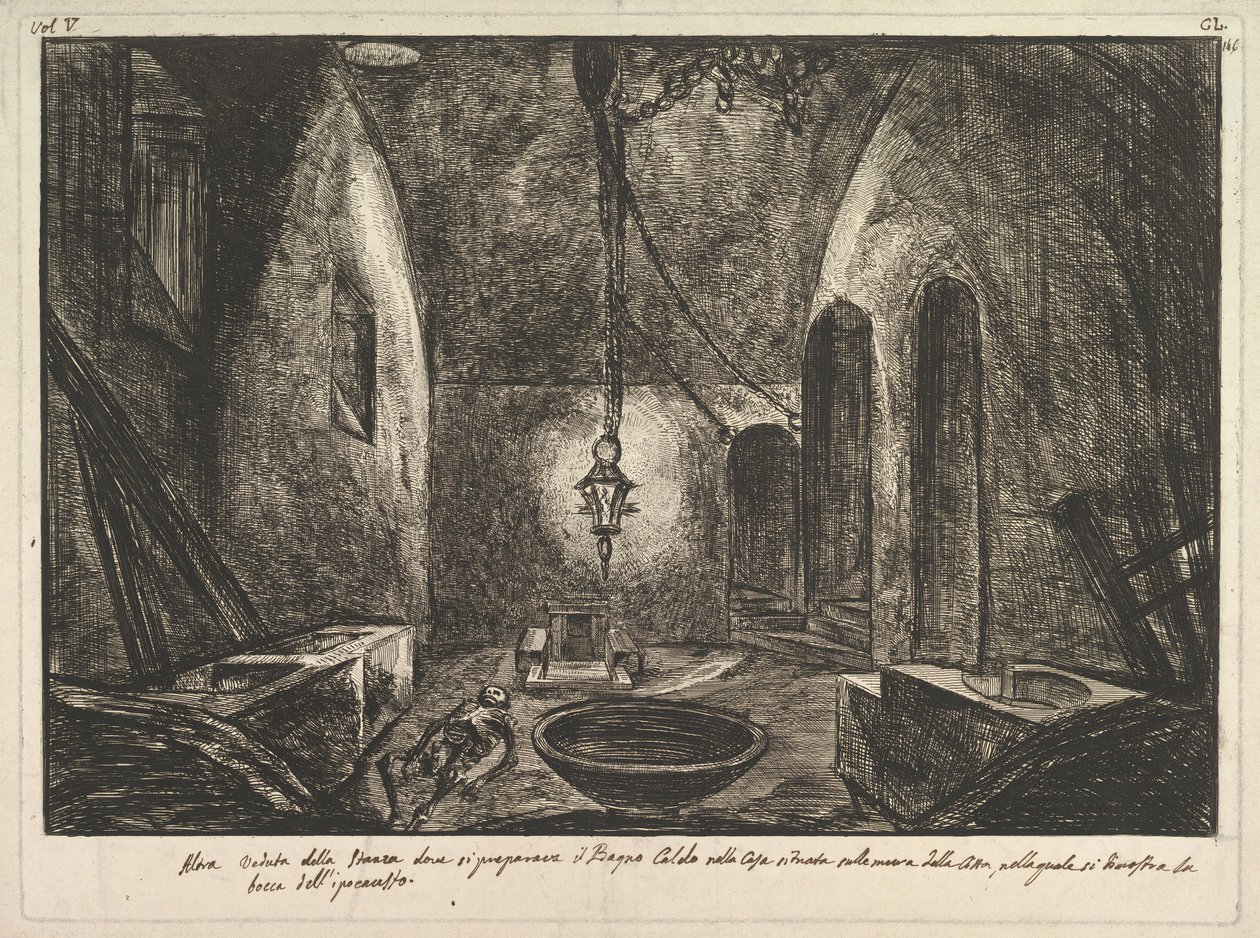 Zicht op Pompeii door Francesco Piranesi