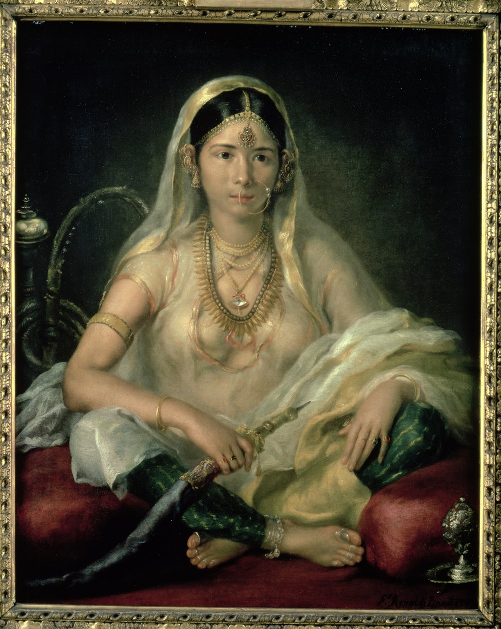 Portret van een Mogol Dame, 1787 door Francesco Renaldi