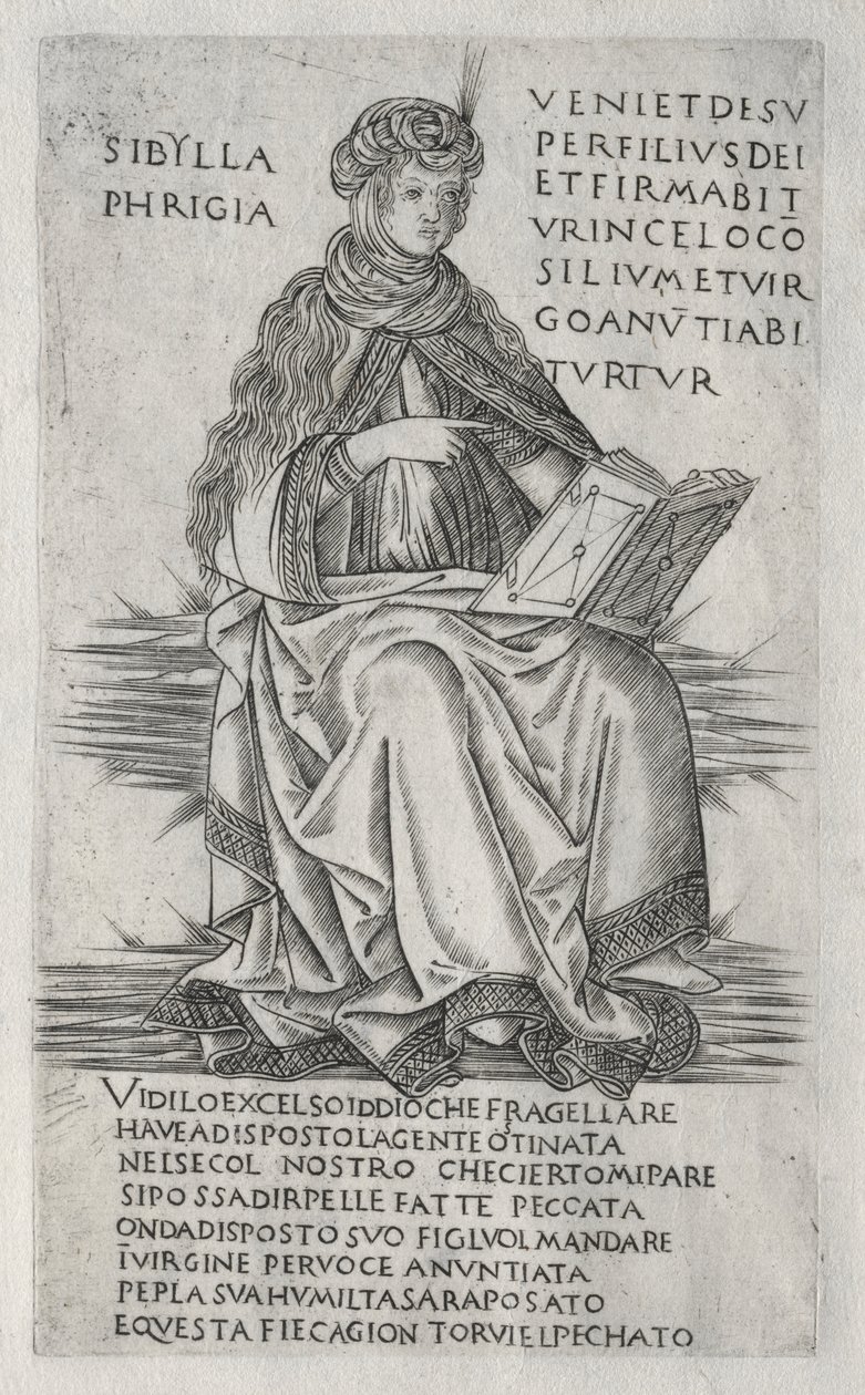 De Sibillen: De Frygische Sibille door Francesco Rosselli