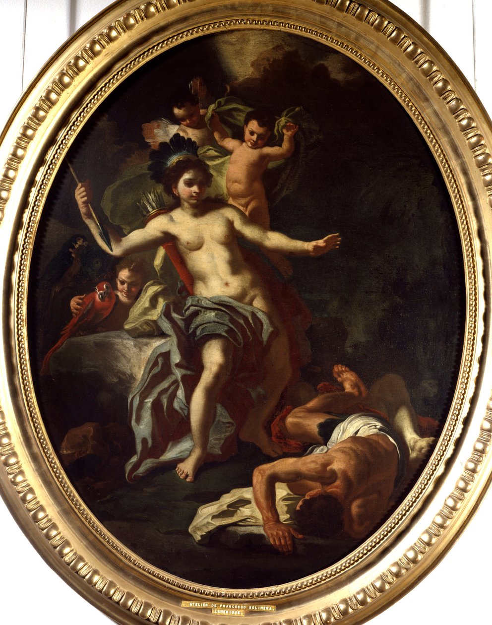 Allegorie van Amerika door Francesco Solimena