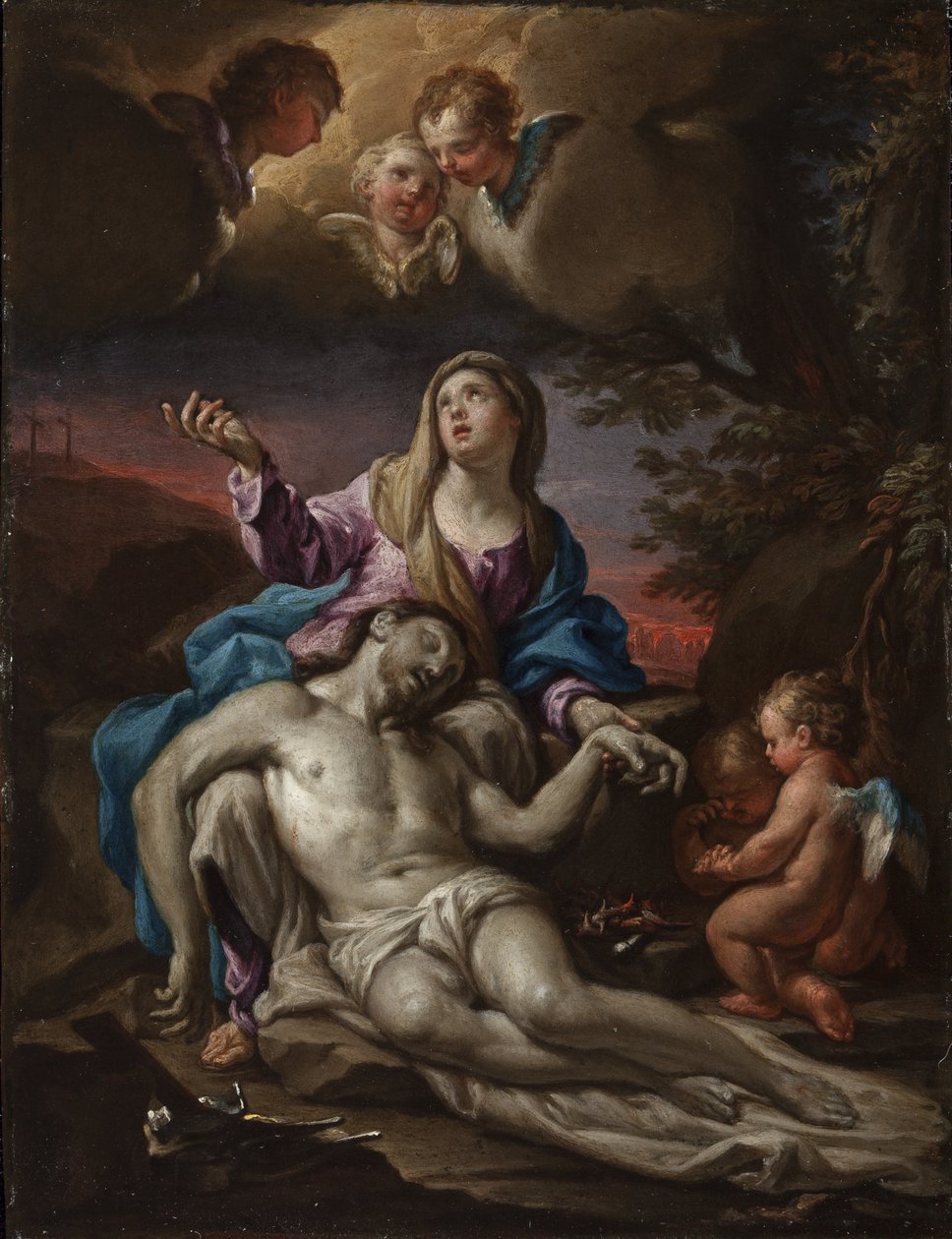 Pietà door Francesco Trevisani