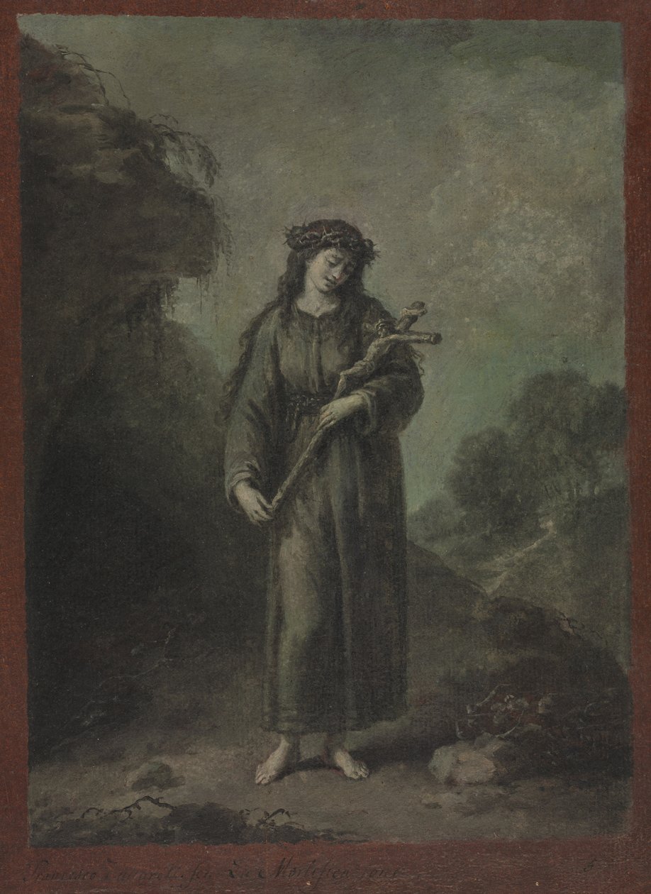 De kastijding, 1763 of eerder door Francesco Zuccarelli