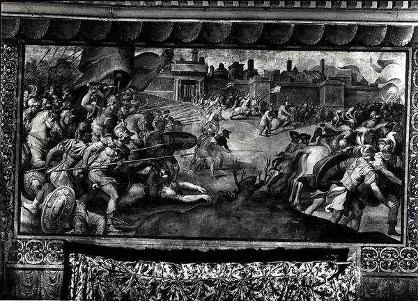 Karel V tegen de lutheranen door Francesco de Rossi Salviati Cecchino
