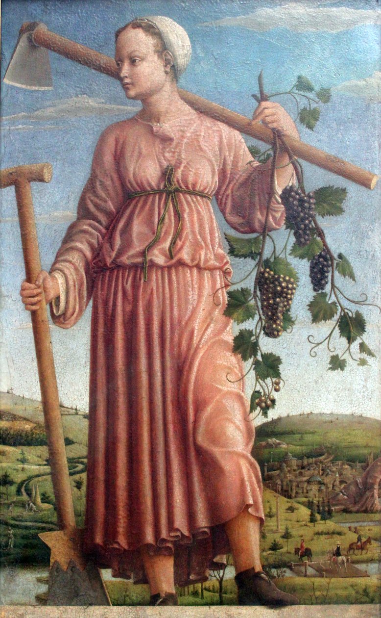 Polyhymnia, de Muze van de heilige poëzie door Francesco del Cossa