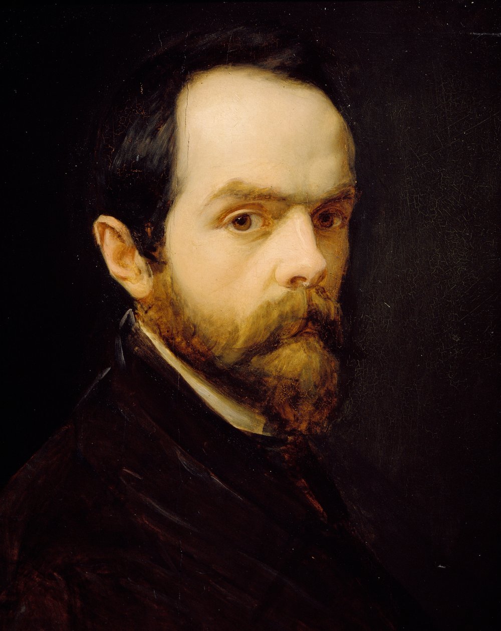 Zelfportret door Francesco or Eugene Pescatori