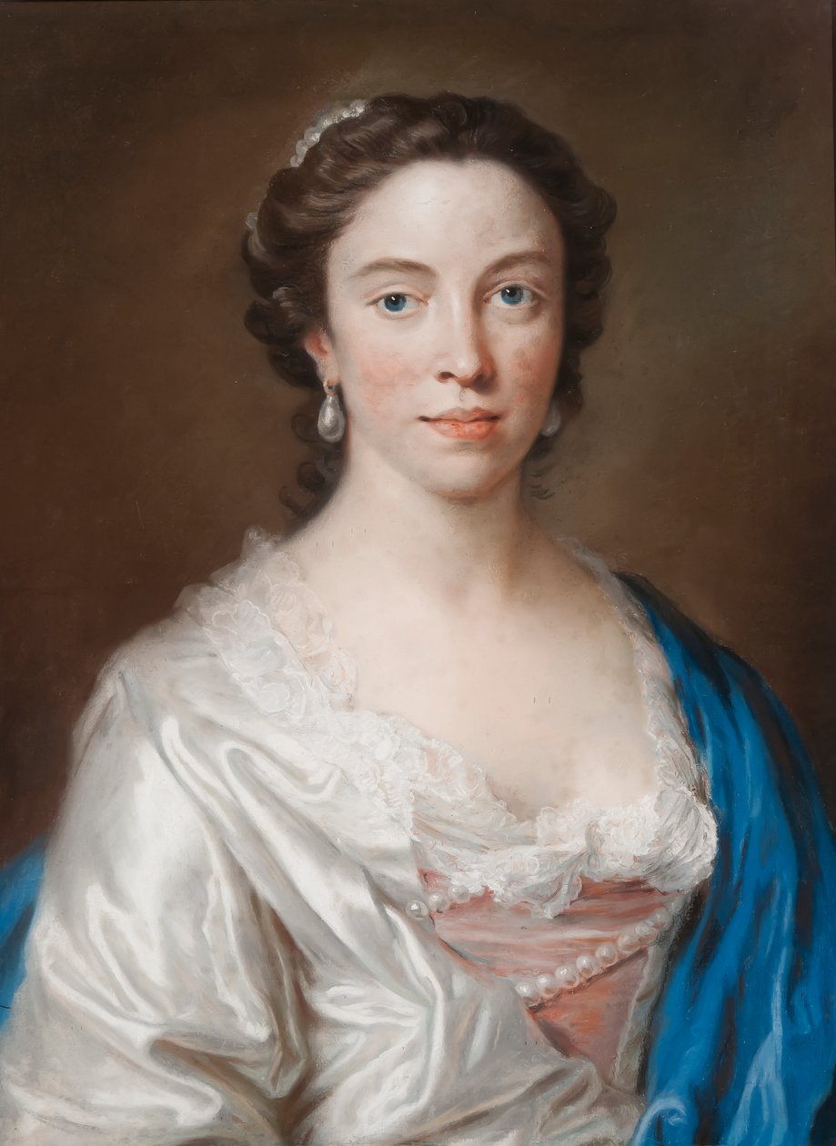 Portret van Mary Thornton door Francis Cotes