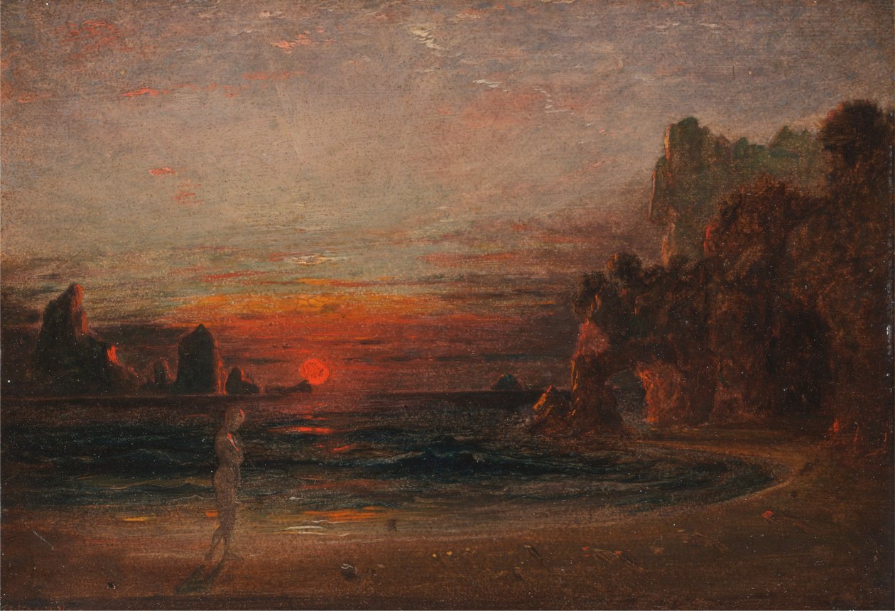 Studie voor Calypsos Grot door Francis Danby