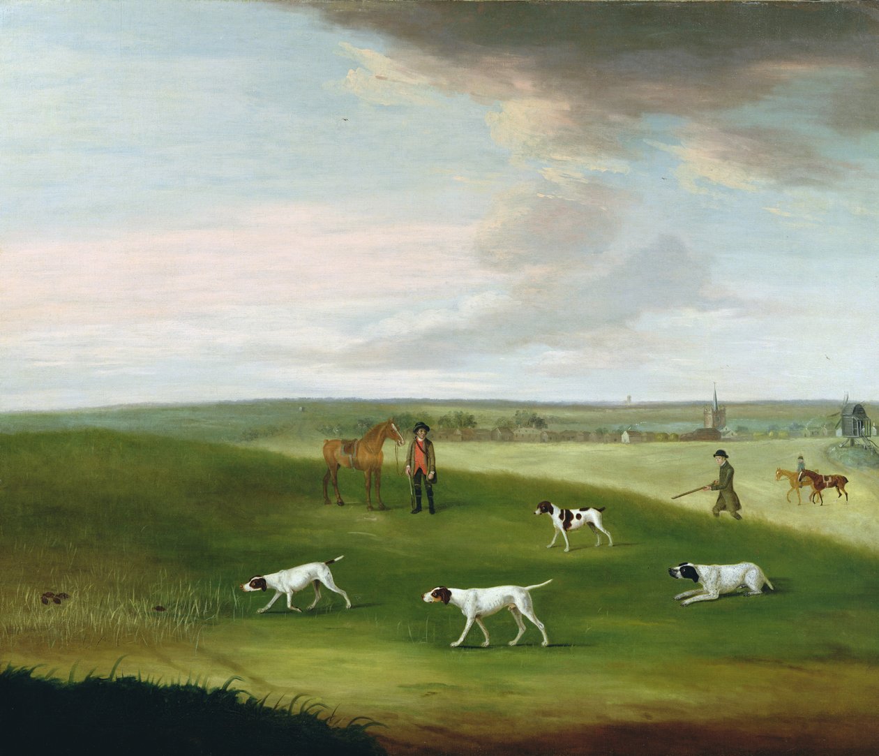 Een jachtscène door J. Francis Sartorius