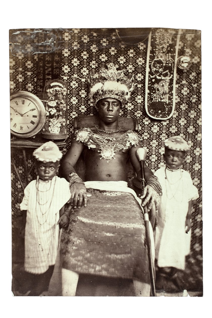Koning van Calabar, Nigeria door Francis W. Joaque