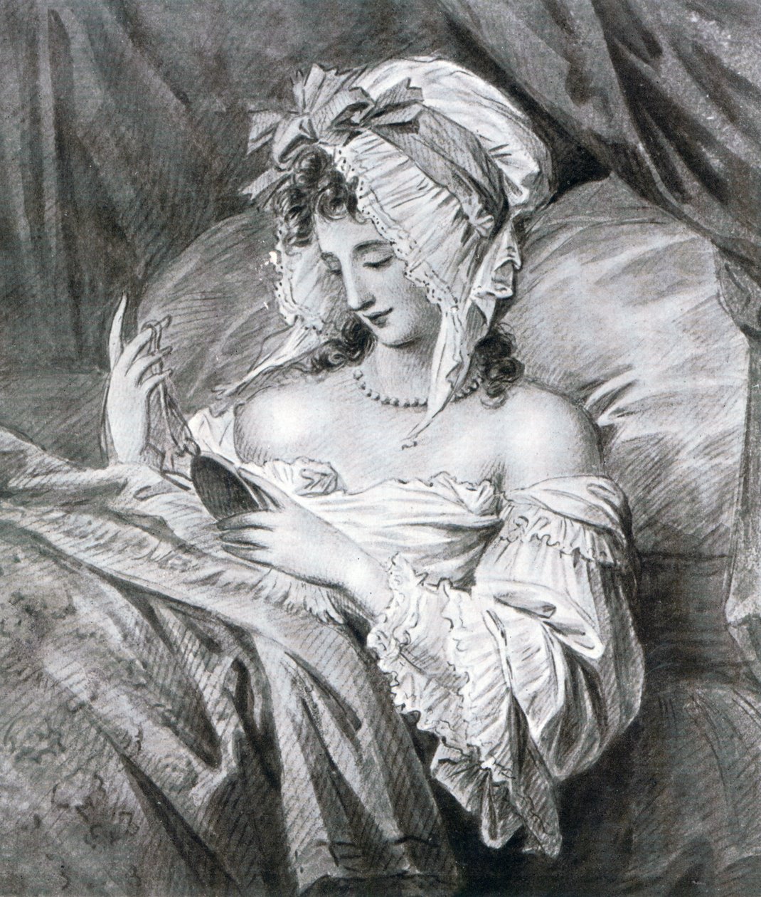 Portret van Clara Maria Pope (1768-1838) door Francis Wheatley