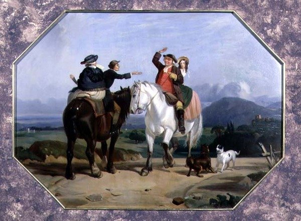 De terugkeer van de markt door Francis (after) Wheatley