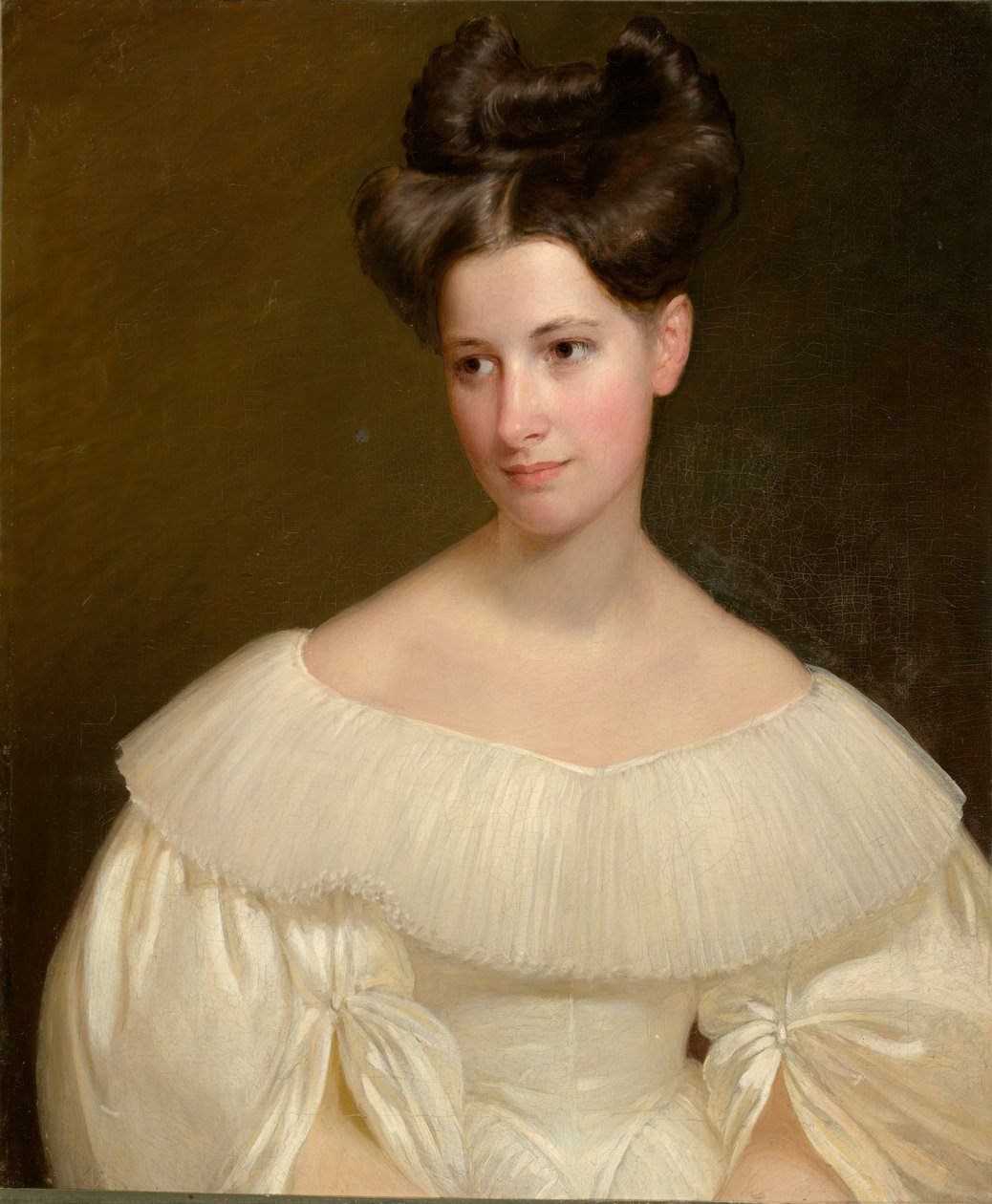 Mary Crowninshield Silsbee Sparks (Mrs. Jared Sparks) (1809-1887) door Francis Alexander