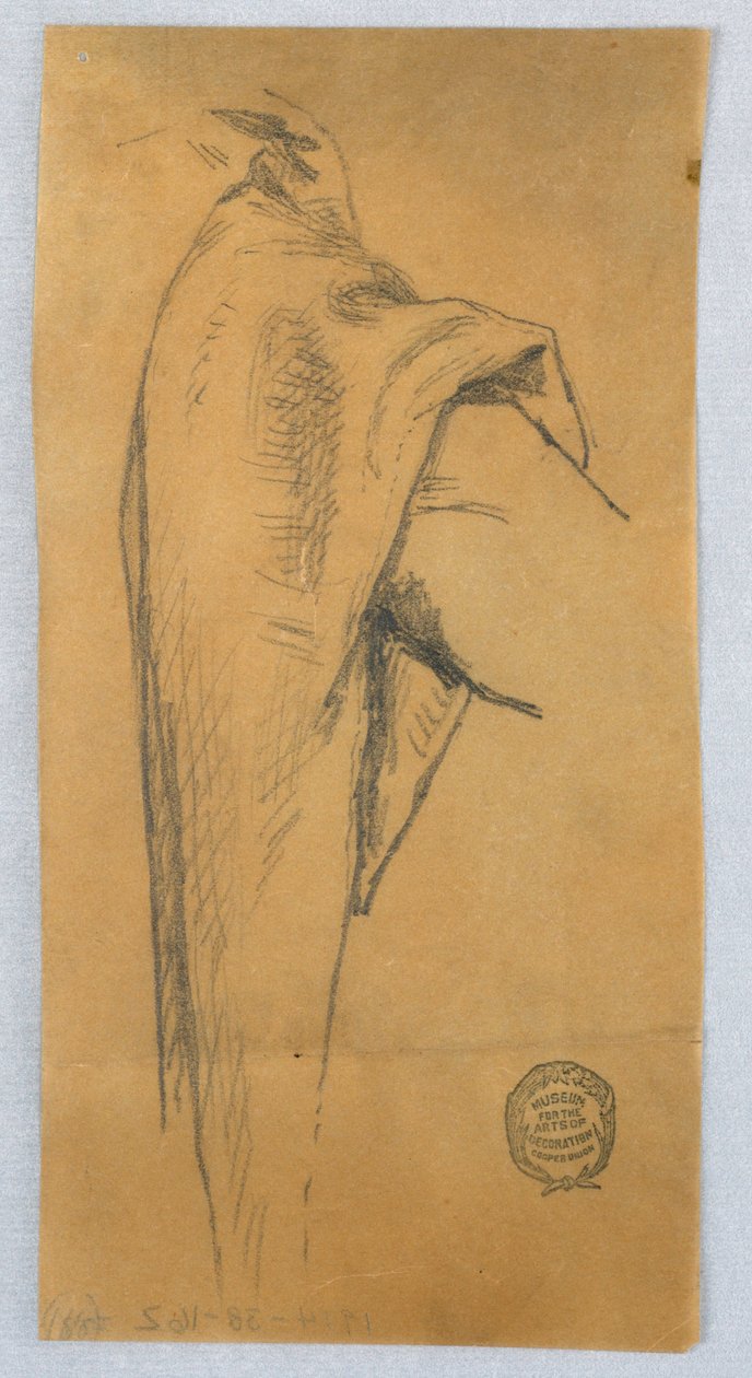Draperiestudie door Francis Augustus Lathrop