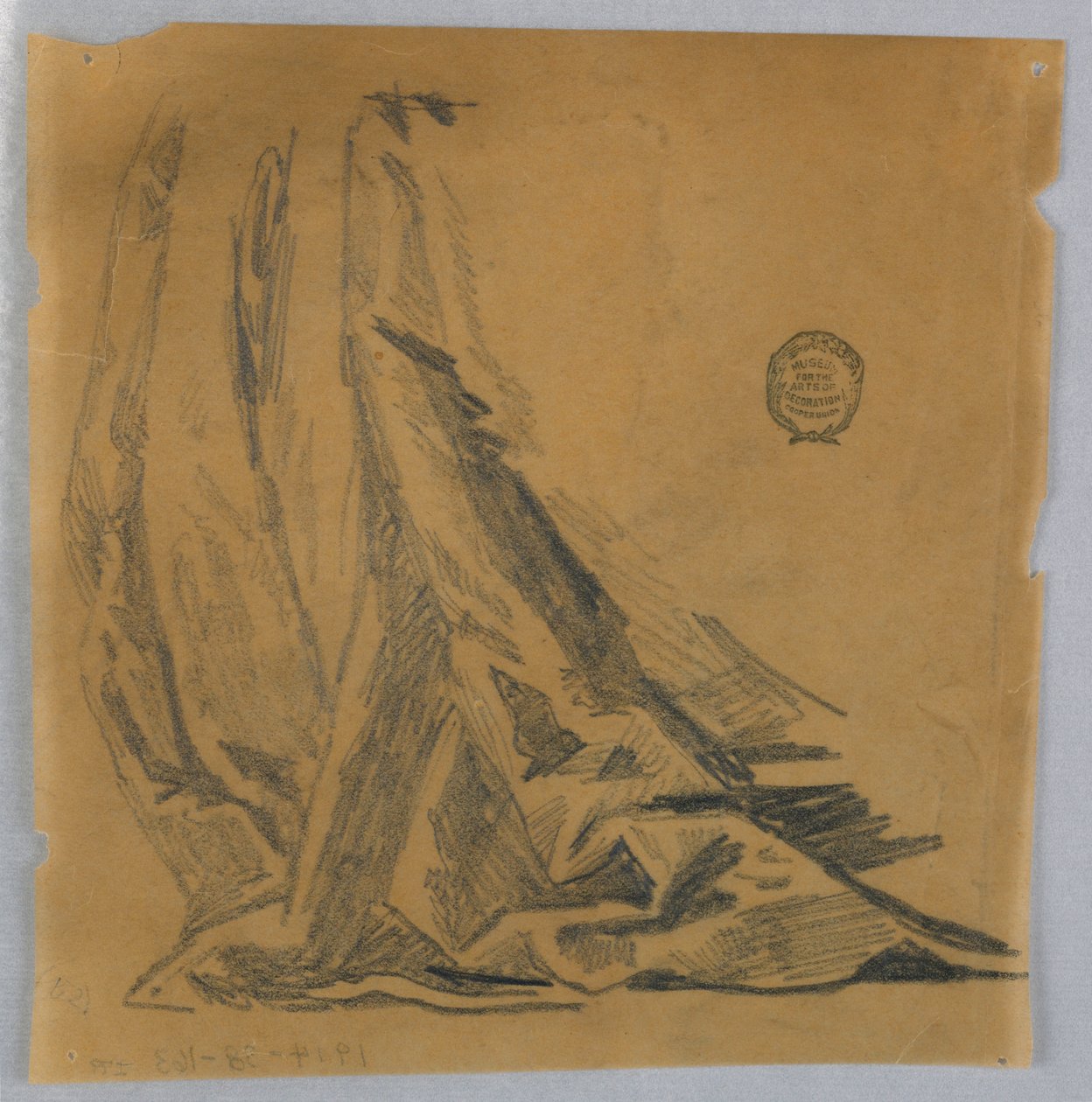 Draperiestudie door Francis Augustus Lathrop