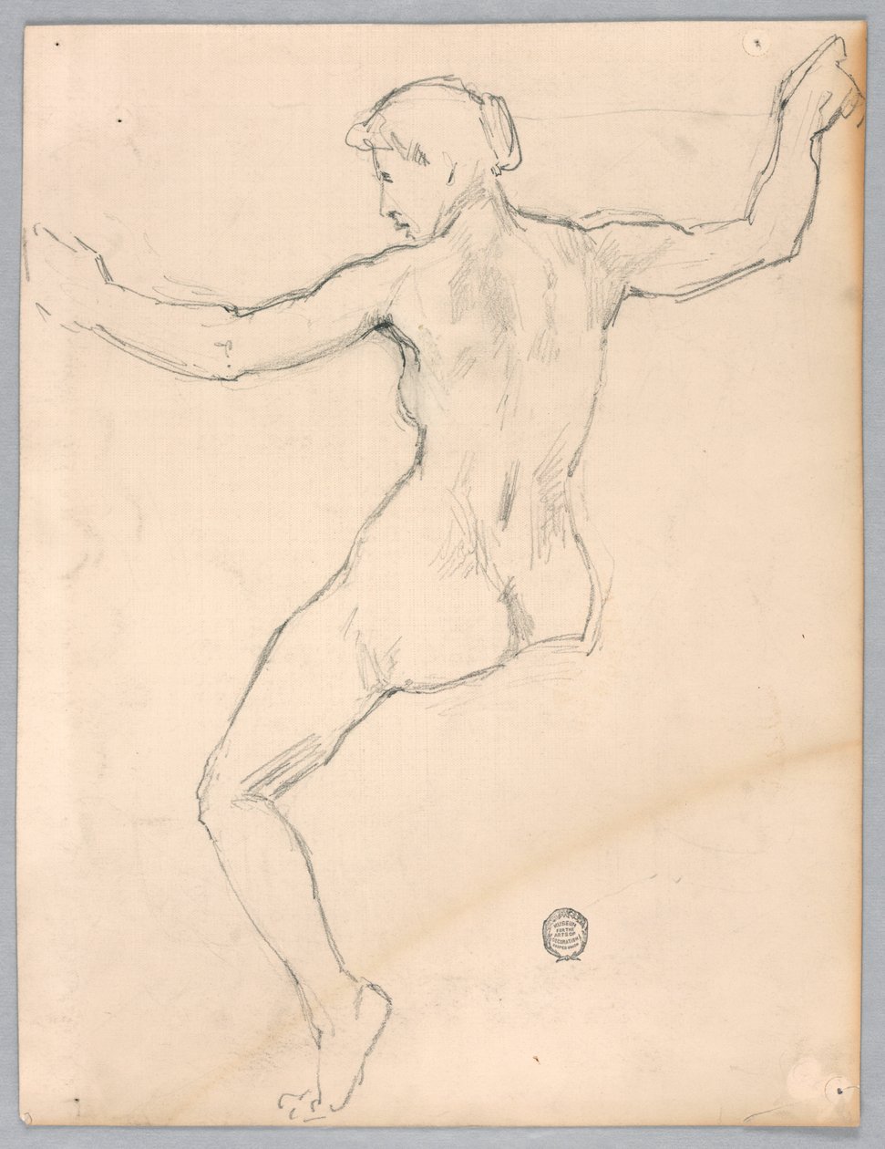 Schets voor "Nacht" door Francis Augustus Lathrop