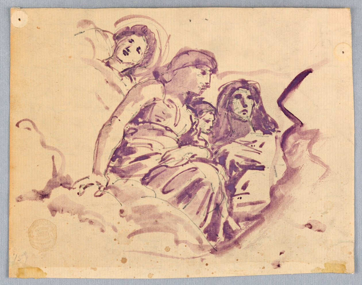 Studie van Hemelse Figuren door Francis Augustus Lathrop