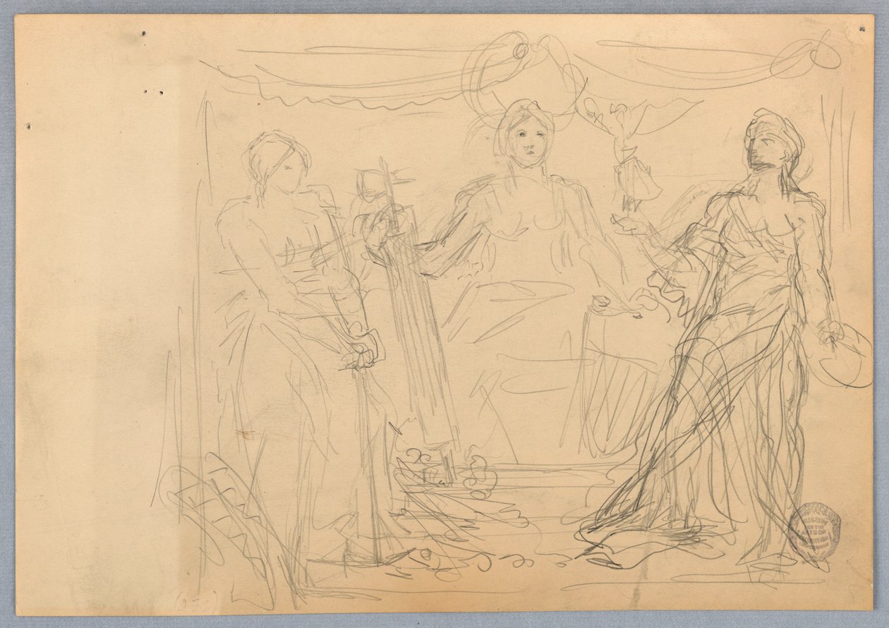 Symbolische Figuren door Francis Augustus Lathrop