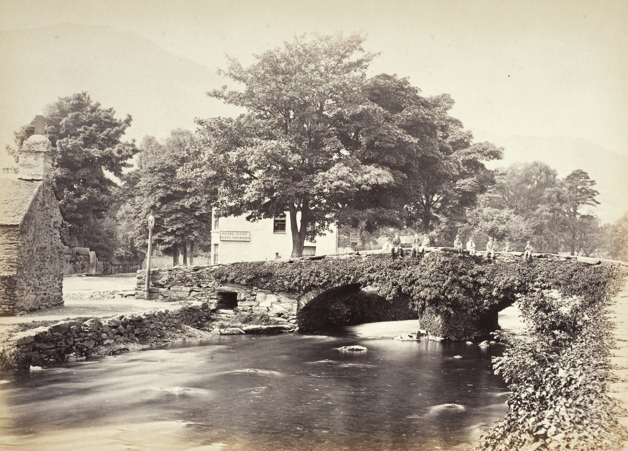 Beddgelert, de brug en Moel Hebog, nr. 3 (518) door Francis Bedford