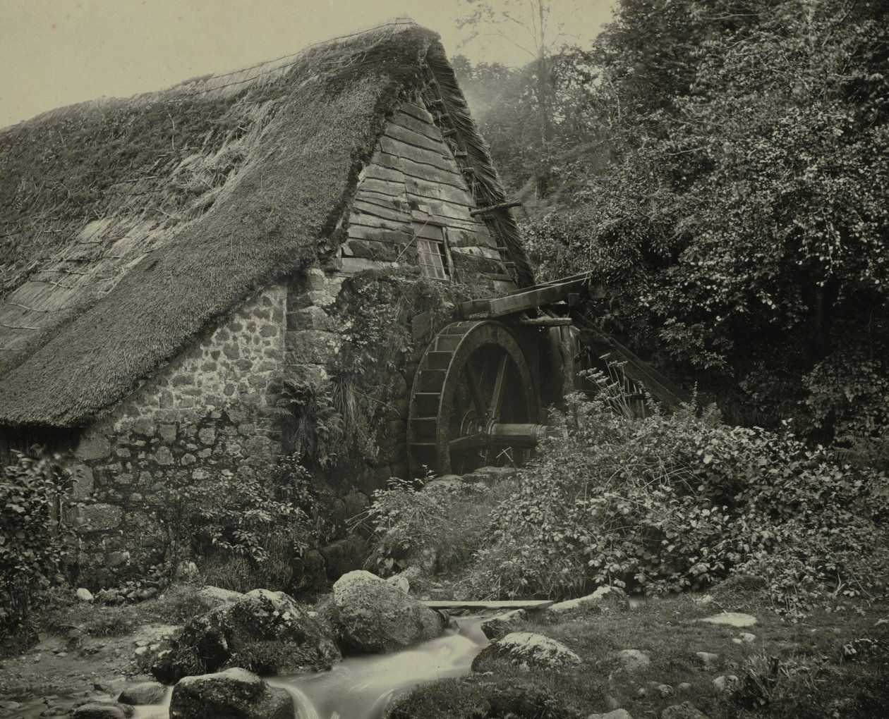 Holy Street Mill, eind 1860s door Francis Bedford