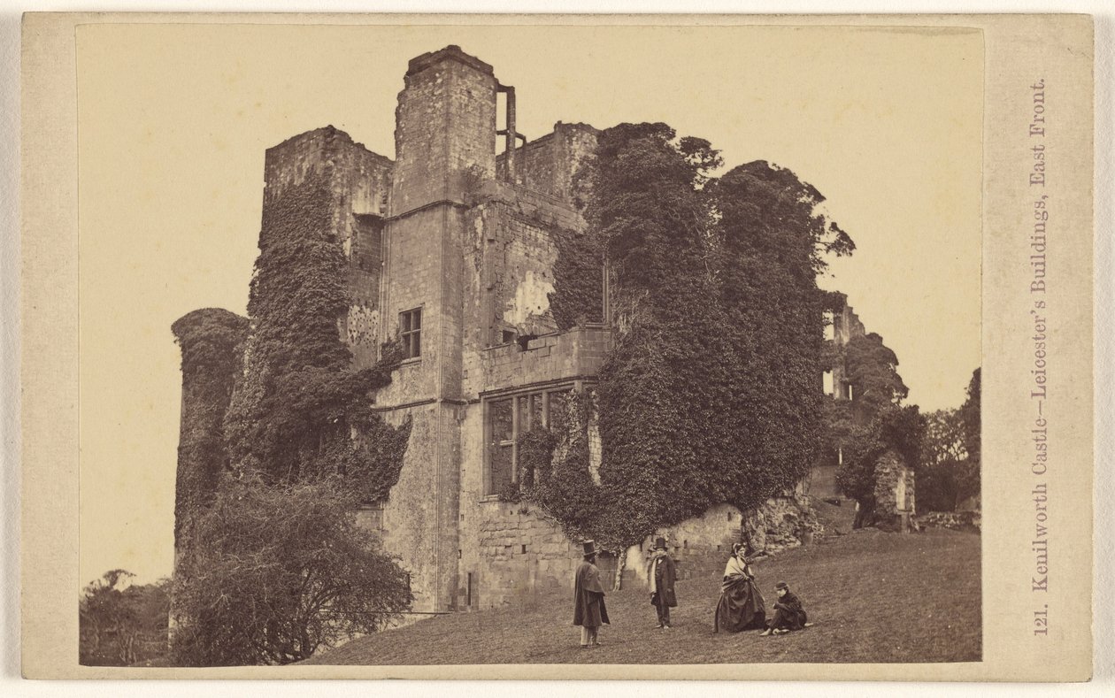 Kenilworth Castle - gebouwen van Leicester, oostgevel door Francis Bedford