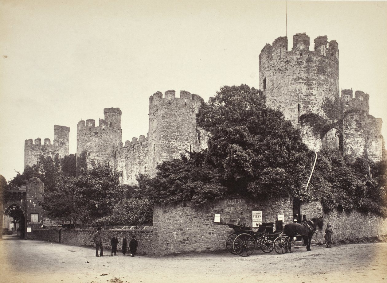 Penmaenmawr, algemeen uitzicht naar het westen (702) door Francis Bedford
