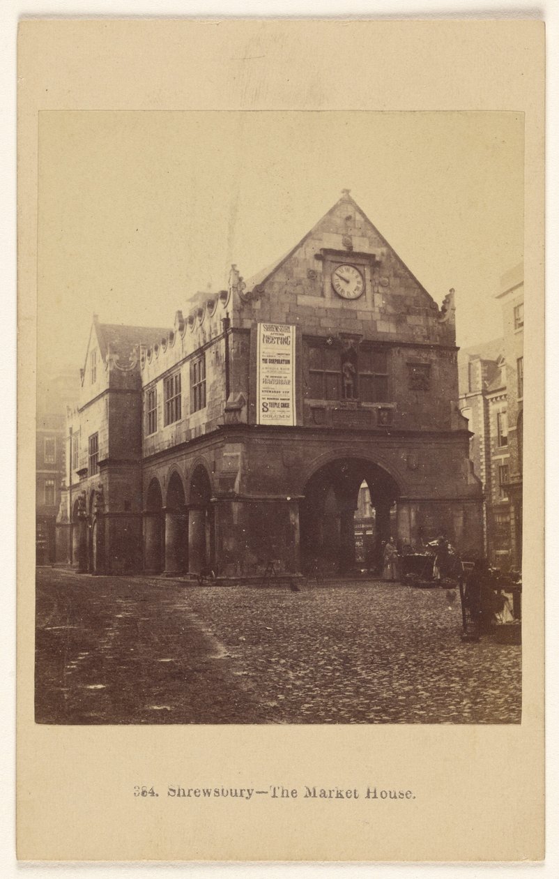 Shrewsbury - Het Markthuis. door Francis Bedford