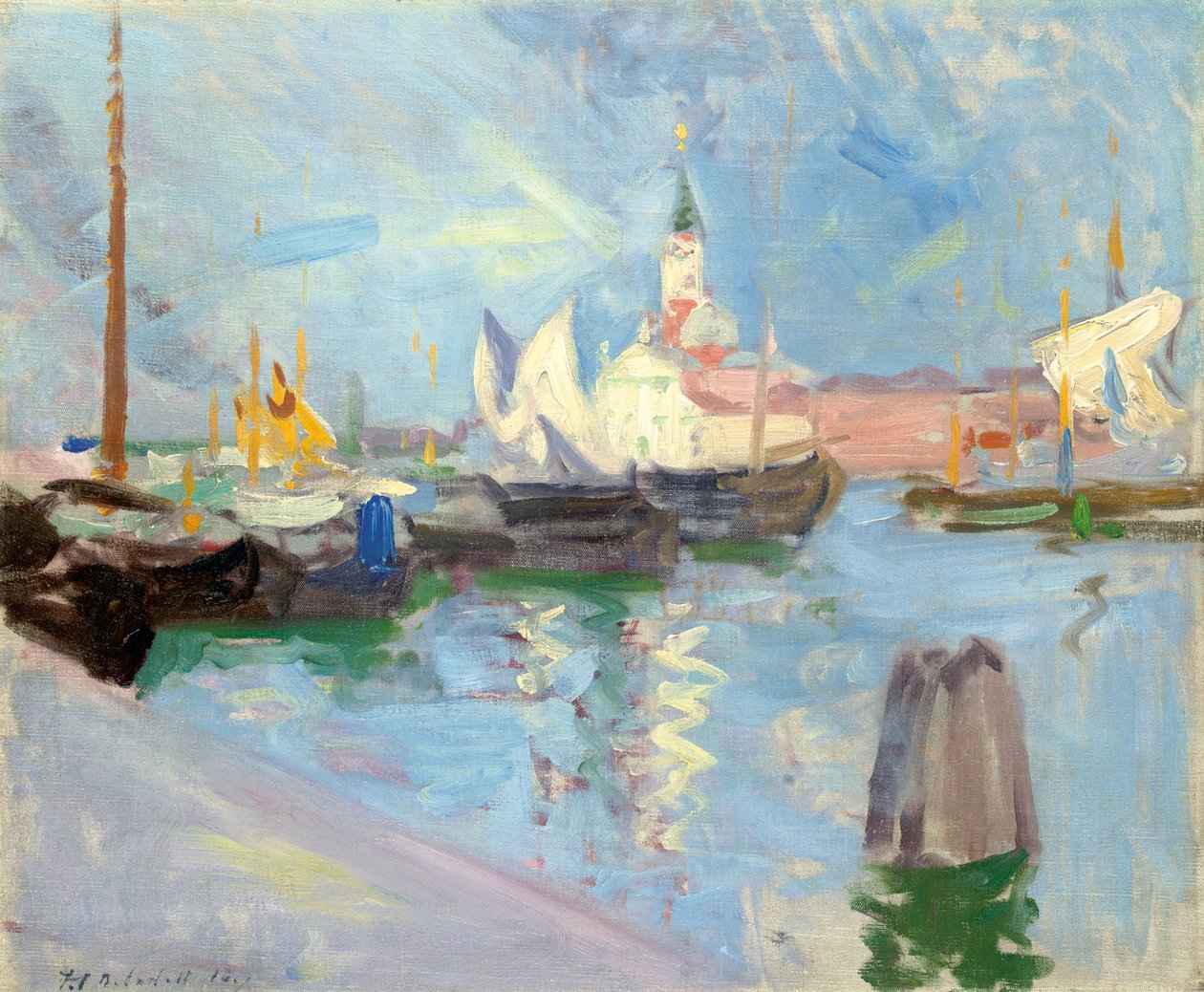 San Giorgio Maggiore, Venetië door Francis Campbell Boileau Cadell
