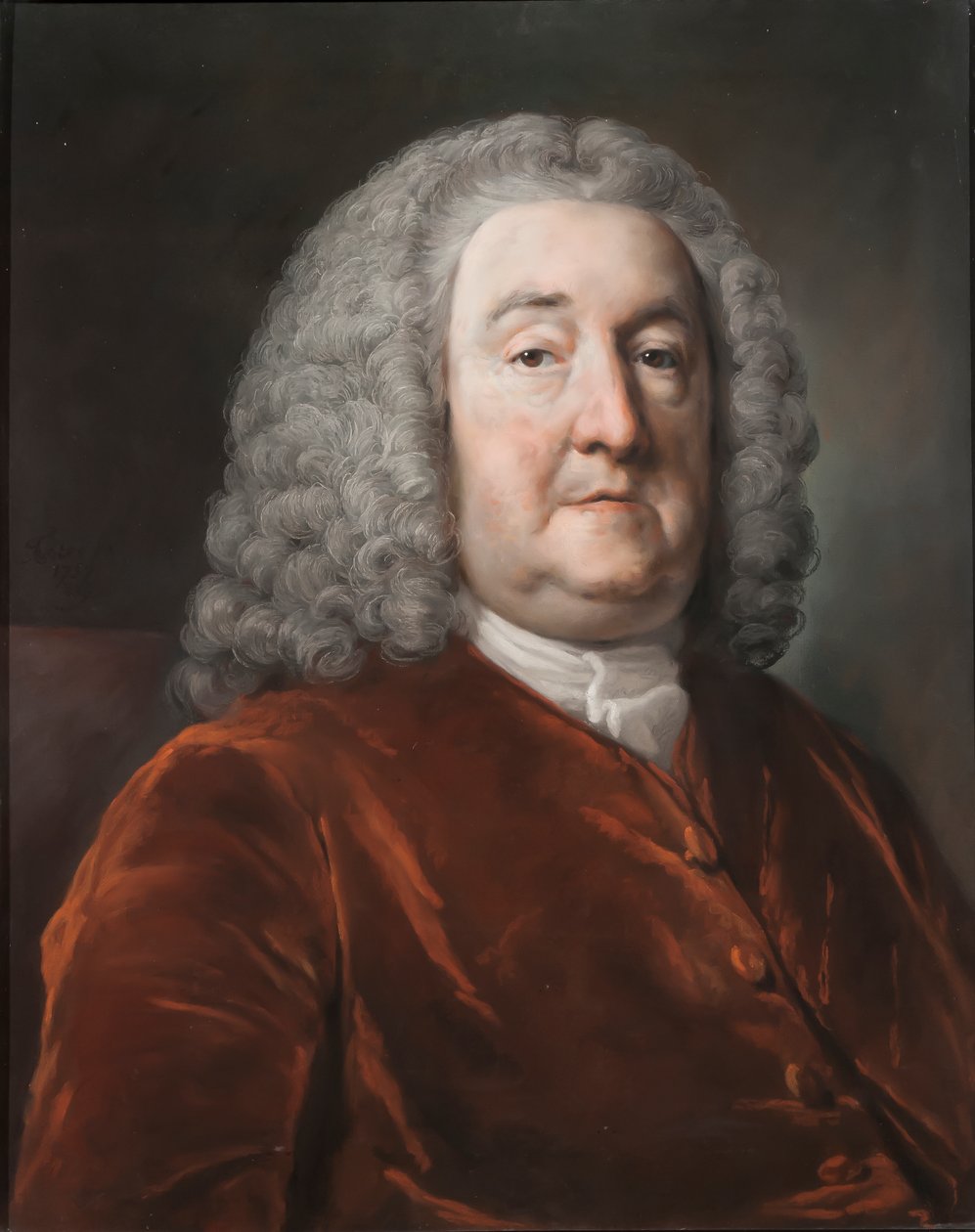 Portret van Sir Edward Hulse, 1e Baronet, 1757 door Francis Cotes