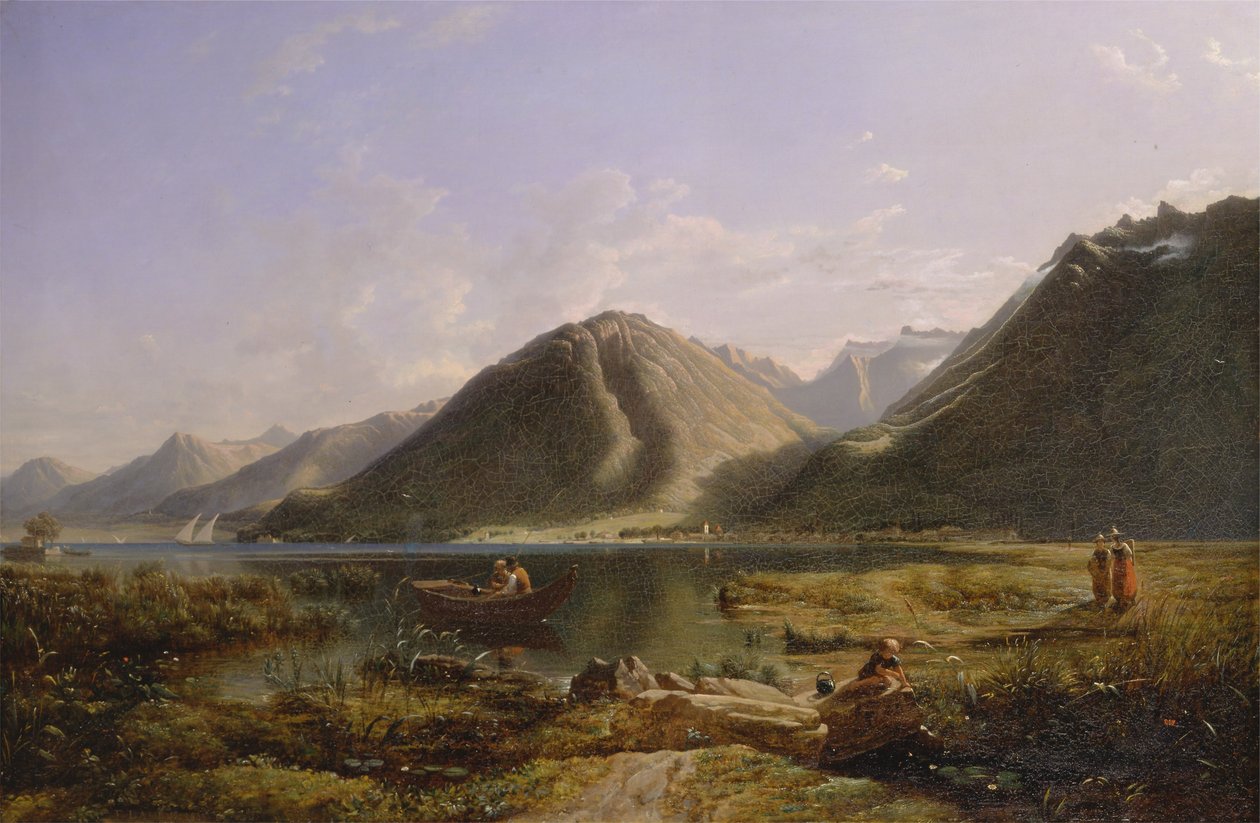 Einde van het Meer van Genève door Francis Danby
