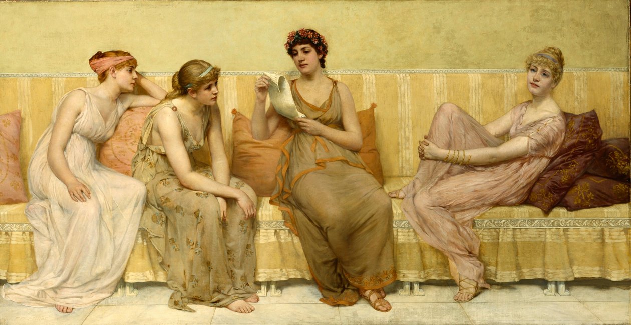 Het verhaal van Oenone lezen door Francis Davis Millet