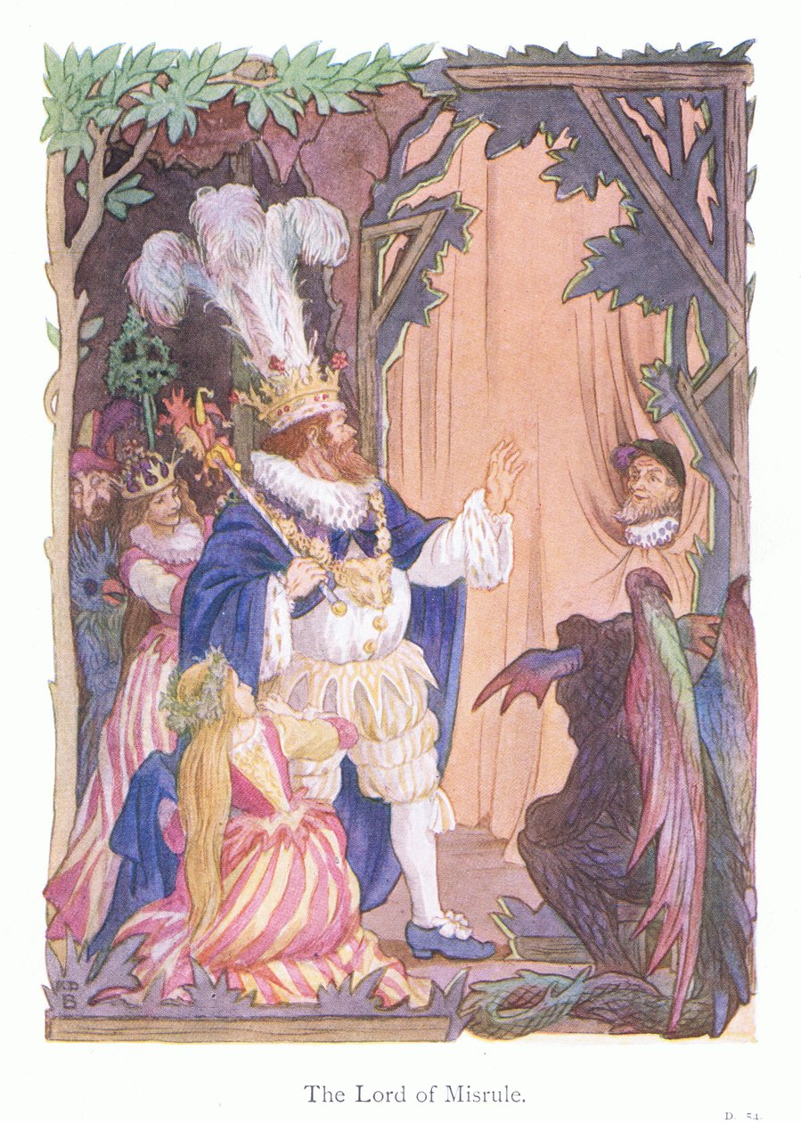 De heer van wanbestuur (kleurenlitho) door Francis Donkin Bedford