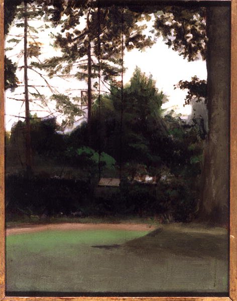 Een Hoek van de Tuin, c.1890 door Francis Foster