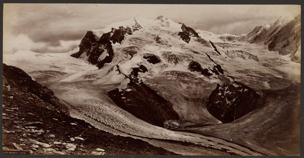 Monte Rosa door Francis Frith