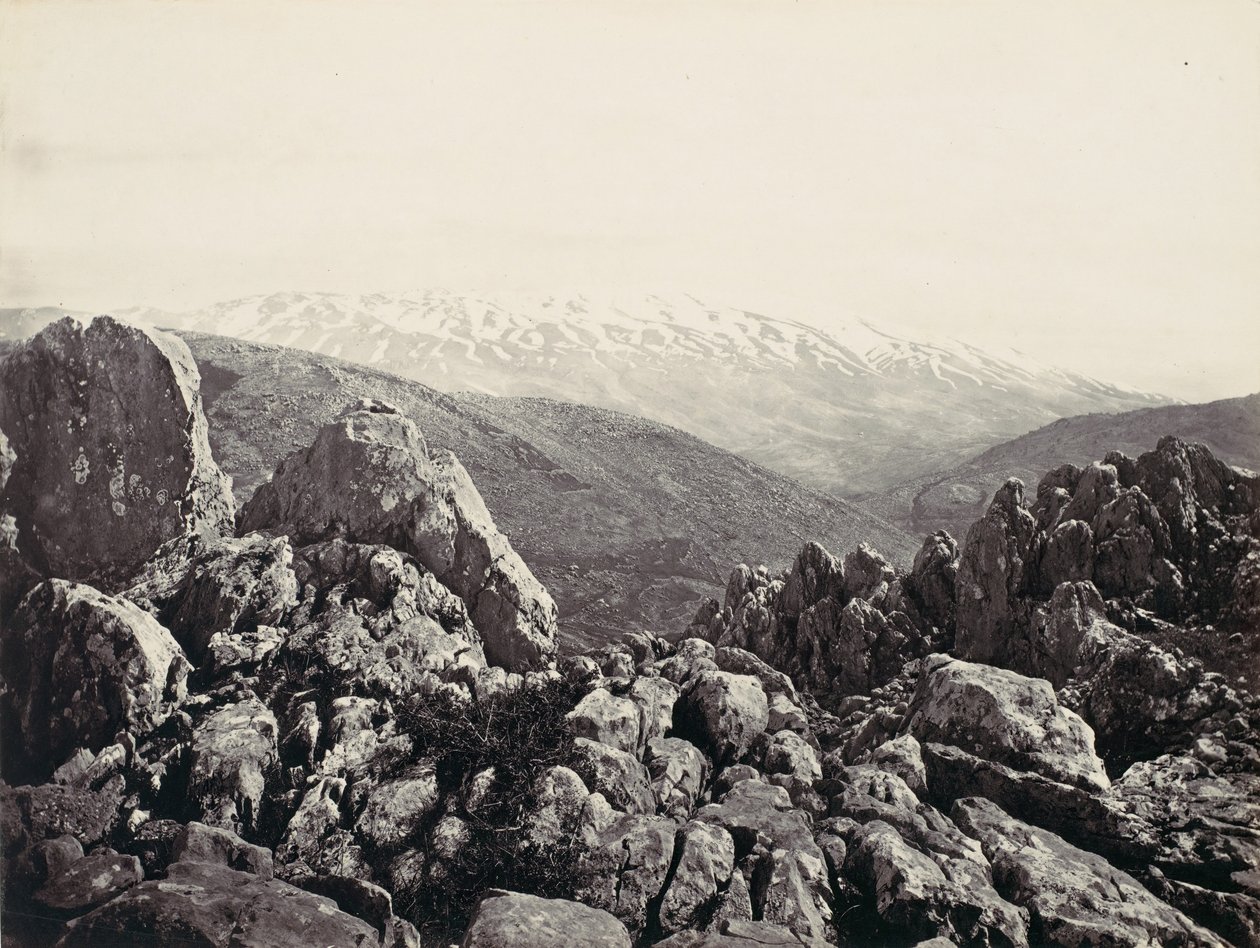Berg Hermon, De Berg van de Transfiguratie door Francis Frith