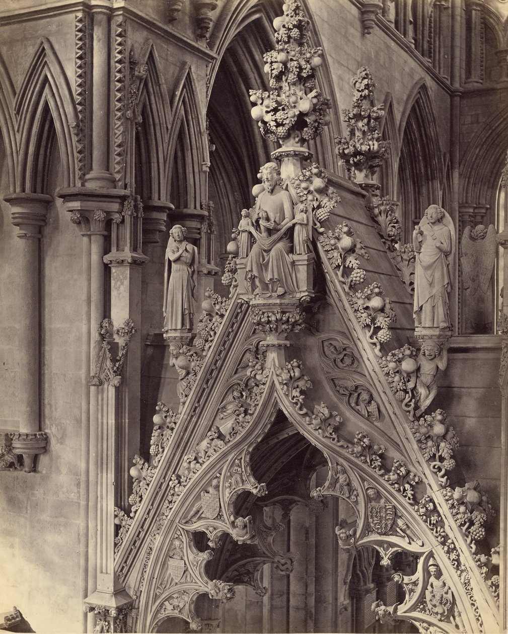 Percy-schrijn, Beverley Minster door Francis Frith